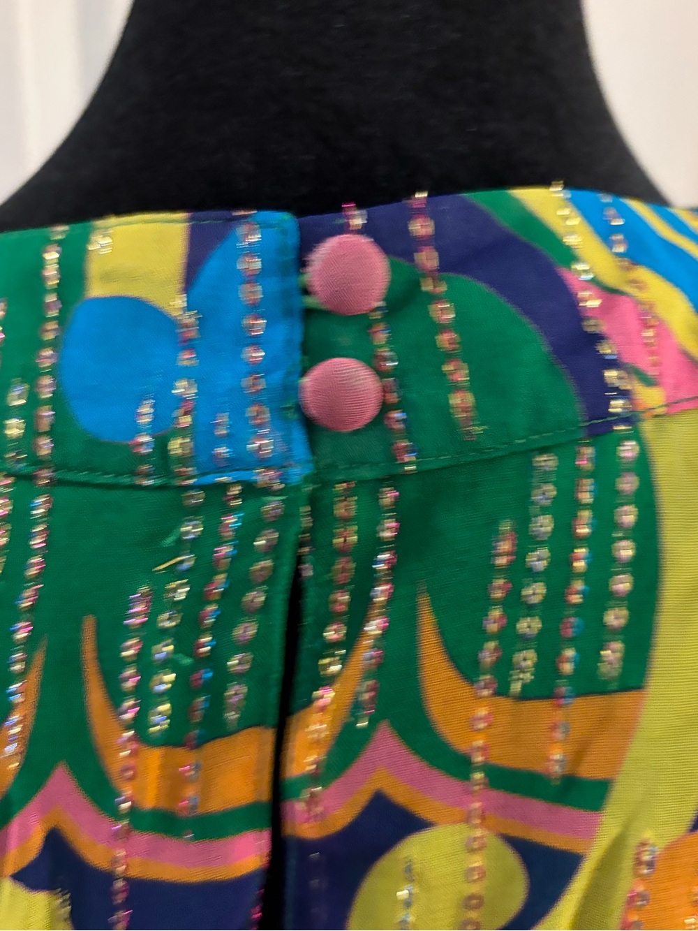 Ciebon halter style keyhole front vibrant lined party dress pockets large NWT - Picture 6 of 11